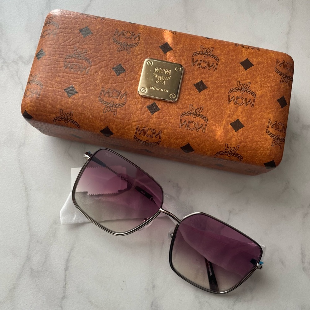 MCM 58mm lightweight rectangular sunglasses NWT - image 1